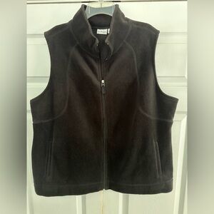 Kim Rogers Black Fleece Vest